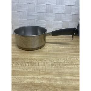 Vintage Revere Ware 1801 1 Qt Copper Bottom Saucepan Pot Made in USA Cookware